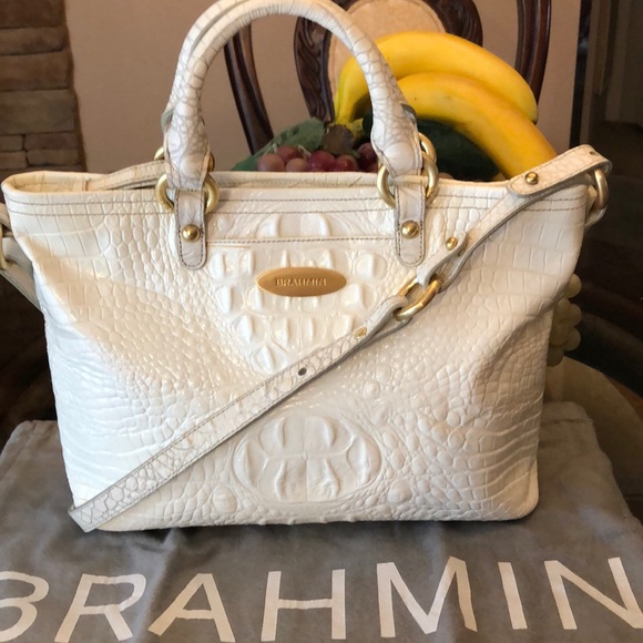 Brahmin Handbags - Brahmin Arno Bag in Bright White